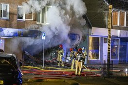 Grote brand in winkel Ophelialaan Aalsmeer