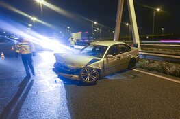 Drankrijder gewond na ongeval op de A4 bij Nieuw-Vennep