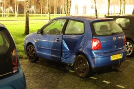 Aanrijding tussen 2 auto&#39;s op Schiphol-Rijk