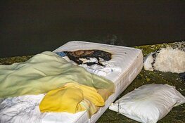 Brand door elektrische deken aan de Lijnderdijk