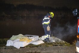 Brand door elektrische deken aan de Lijnderdijk