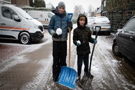 Sneeuwpret in Aalsmeer