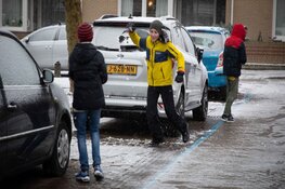Sneeuwpret in Aalsmeer