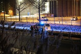 Auto in de sloot op Schiphol-Oost