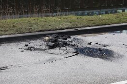 Motorfiets in brand in Hoofddorp