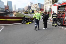 Motorfiets in brand in Hoofddorp