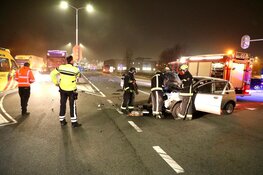 Gewonden bij frontale botsing Oude Meer