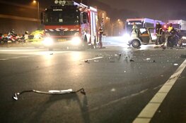 Gewonden bij frontale botsing Oude Meer