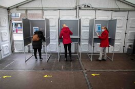 Stem tent in Aalsmeer
