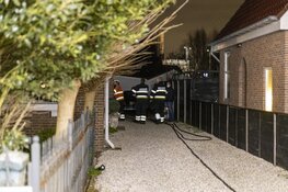 Brand in woning aan de Oude Kruisweg in Cruquius