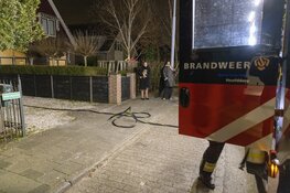 Brand in woning aan de Oude Kruisweg in Cruquius