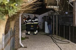 Brand in woning aan de Oude Kruisweg in Cruquius