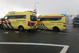 Politiewagen betrokken bij ongeval N207