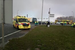 Politiewagen betrokken bij ongeval N207