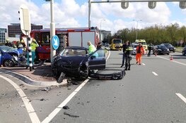 Gewonde en enorme ravage na ongeval Hoofddorp