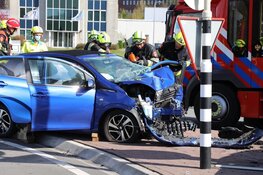 Gewonde en enorme ravage na ongeval Hoofddorp