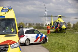 Lifeliner voor scooterongeval naar Middenweg in Spaarndam