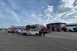 Brandmelding op terrein bloemenveiling