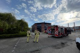Brandmelding op terrein bloemenveiling
