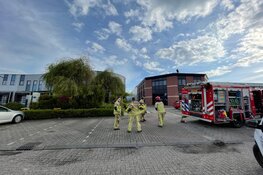 Brandmelding op terrein bloemenveiling