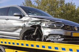 File na ongeval tussen twee voertuigen op de A9 bij Vijfhuizen