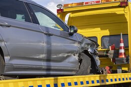 File na ongeval tussen twee voertuigen op de A9 bij Vijfhuizen
