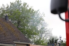 Brand in loods in Zwaanshoek