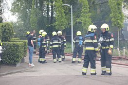 Brand in loods in Zwaanshoek