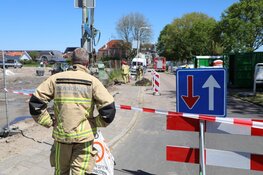 Gaslek op de Wilhelminakade in Uithoorn