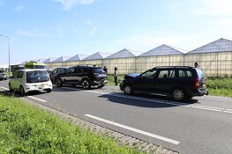 Kettingbotsing met vier voertuigen in Aalsmeer