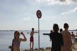 Surfeiland in Aalsmeer, verboden te zwemmen?